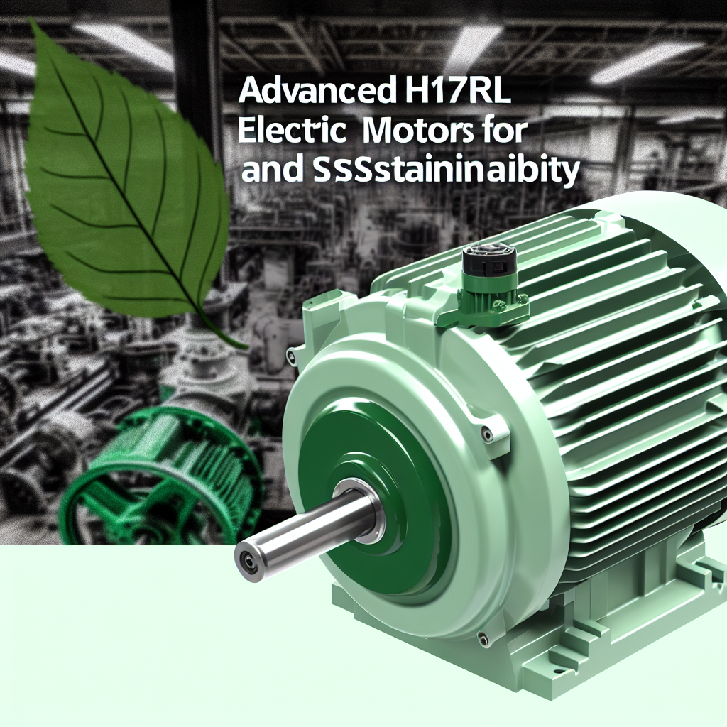Motori elettrici H17RL avanzati per industria e sostenibilità
