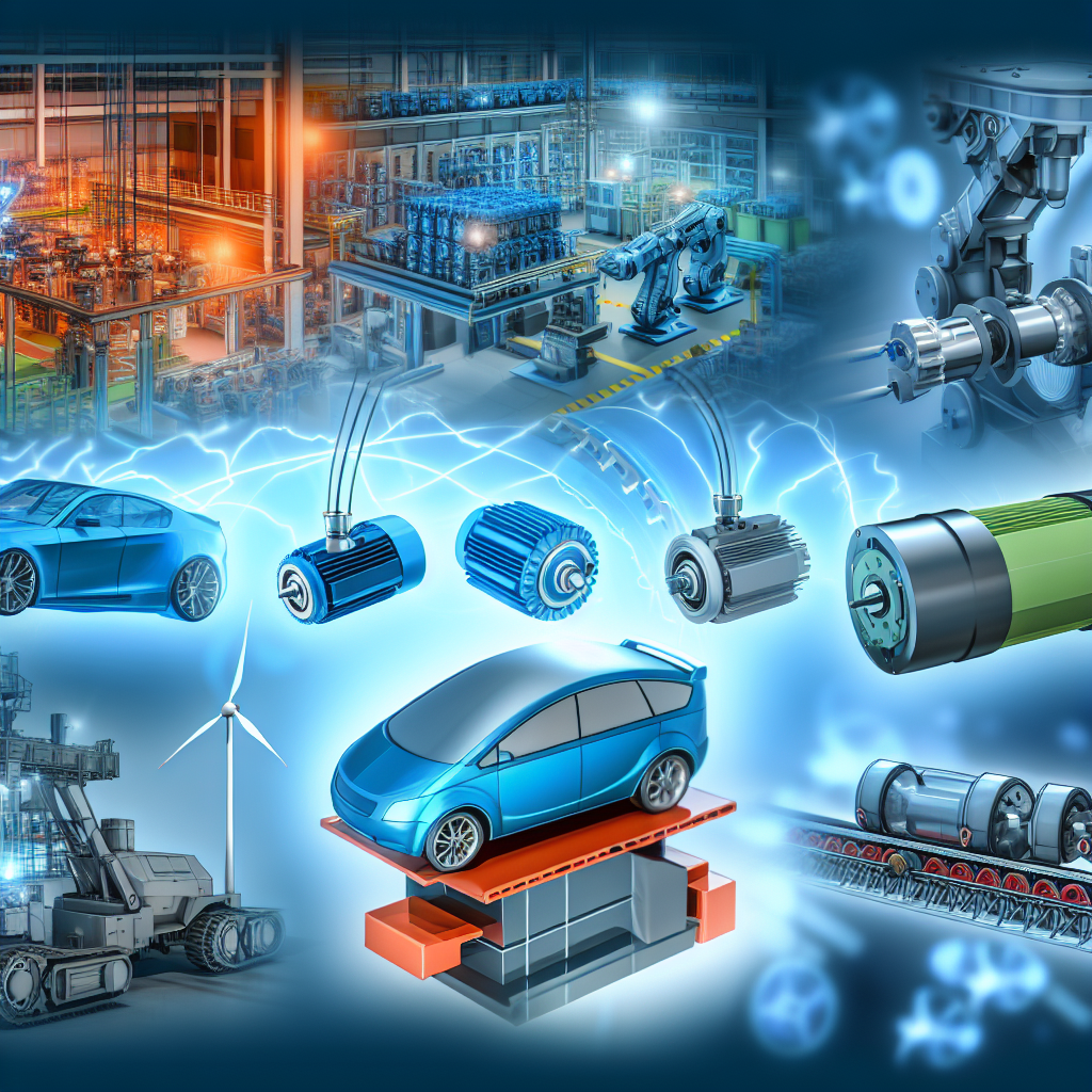 Motores eléctricos clave en la industria moderna