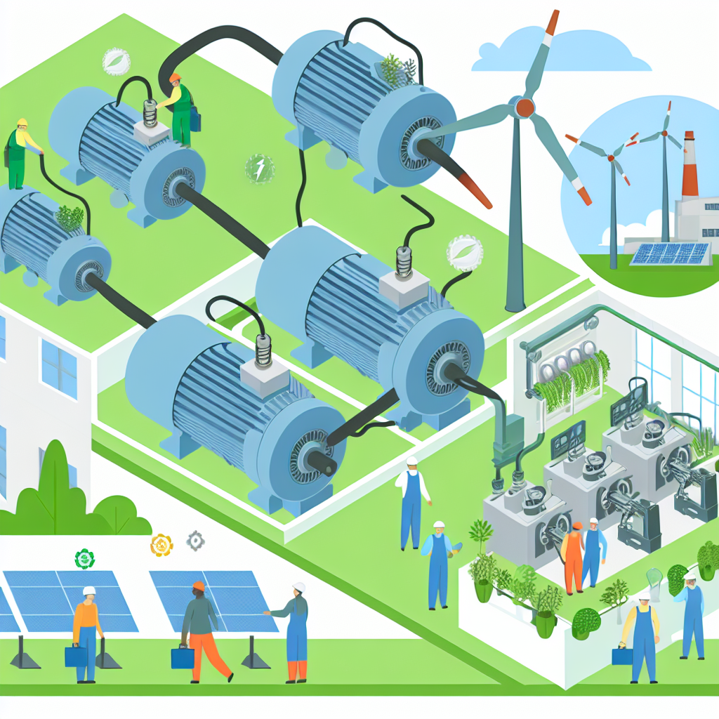Motores eléctricos impulsando la industria sostenible